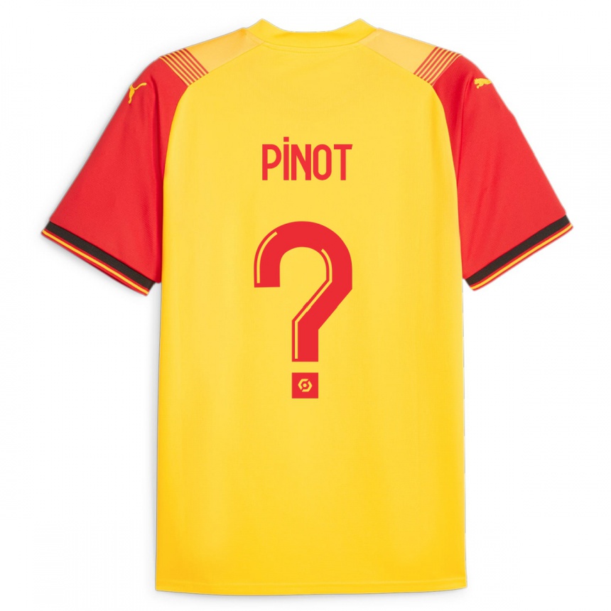 Niño Fútbol Camiseta Sasha Pinot #0 Amarillo 1ª Equipación 2023/24 Perú