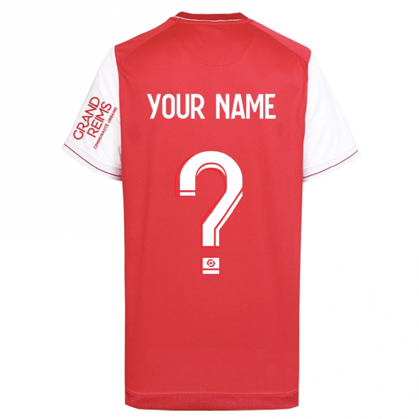 Niño Fútbol Camiseta Su Nombre #0 Rojo 1ª Equipación 2023/24 Perú