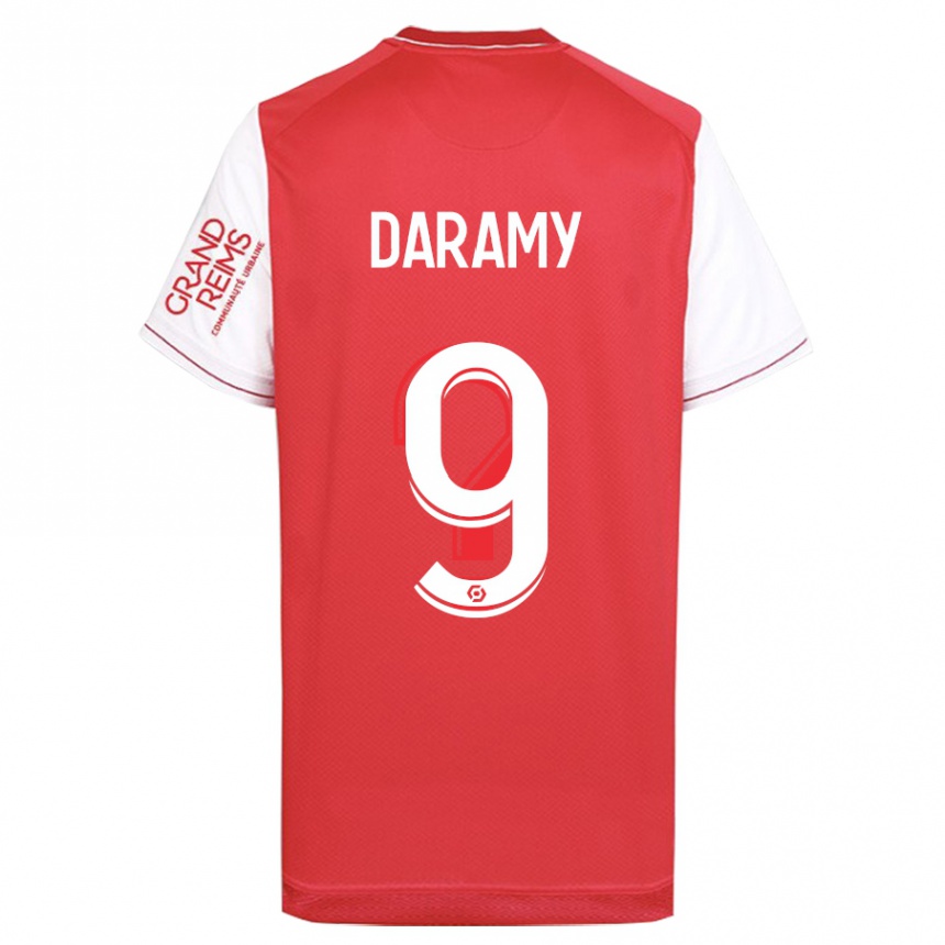 Niño Fútbol Camiseta Mohamed Daramy #9 Rojo 1ª Equipación 2023/24 Perú