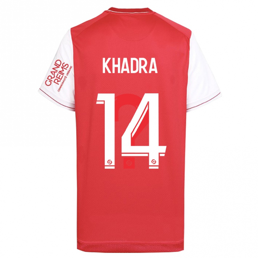 Niño Fútbol Camiseta Reda Khadra #14 Rojo 1ª Equipación 2023/24 Perú