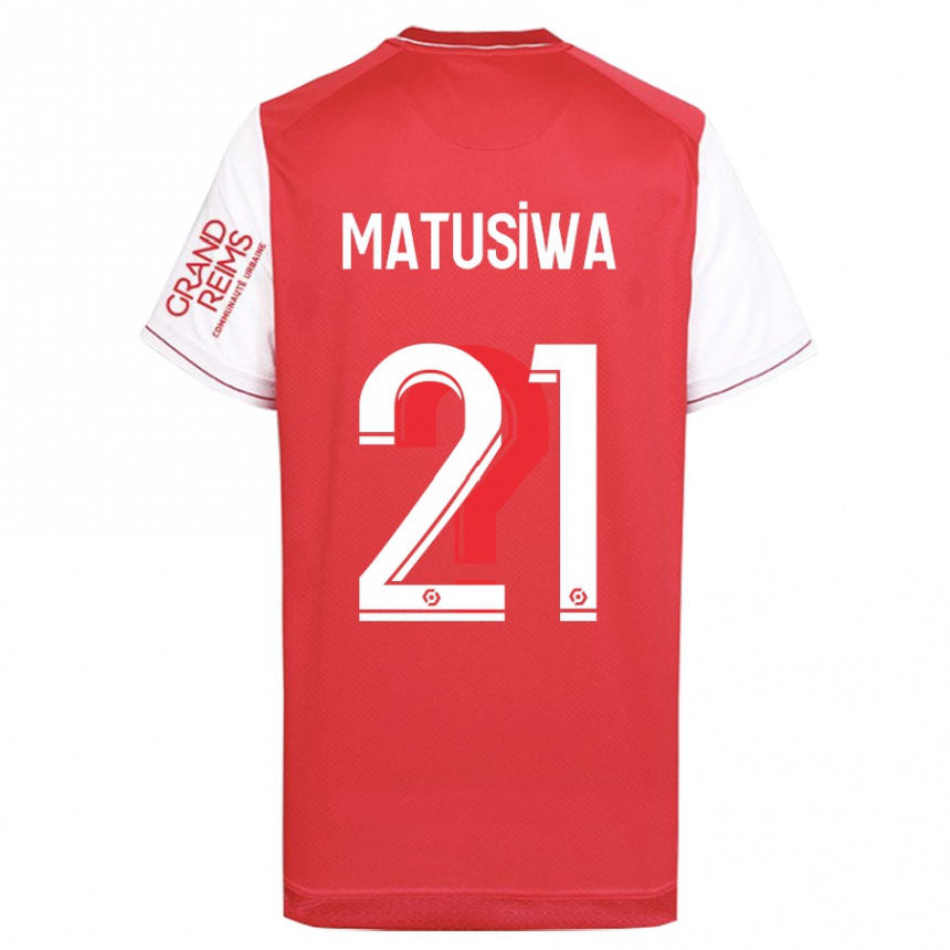 Niño Fútbol Camiseta Azor Matusiwa #21 Rojo 1ª Equipación 2023/24 Perú