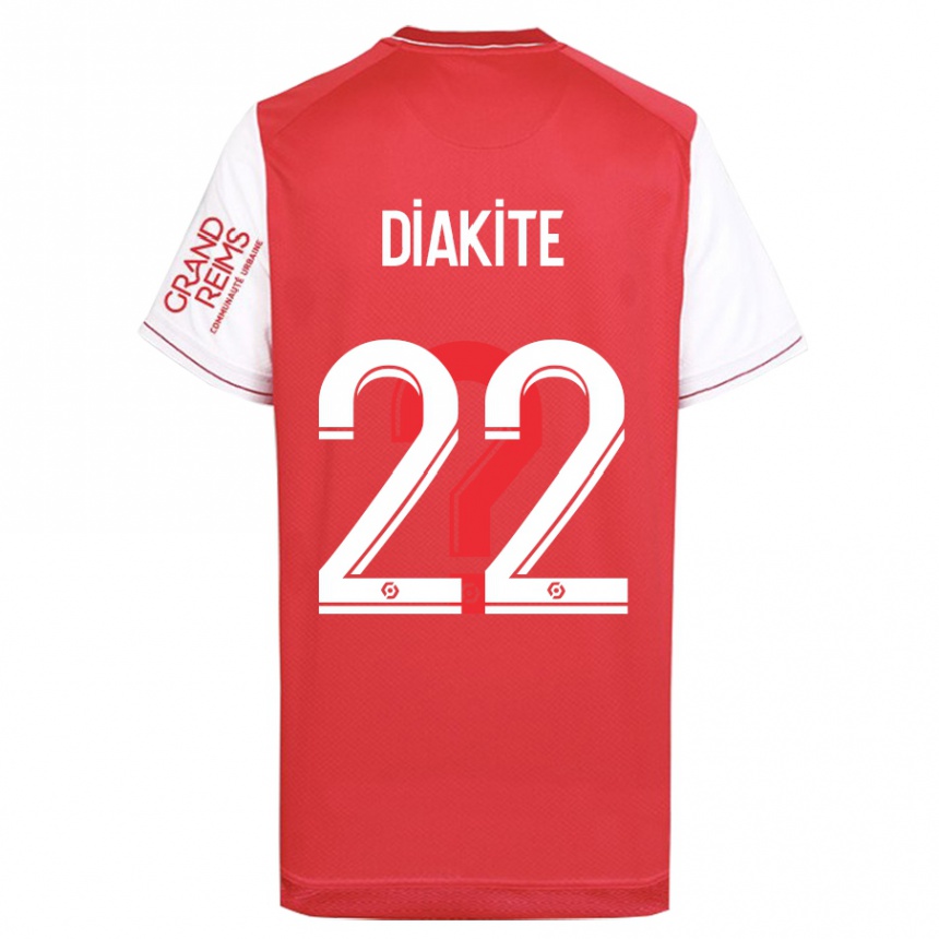 Niño Fútbol Camiseta Oumar Diakité #22 Rojo 1ª Equipación 2023/24 Perú