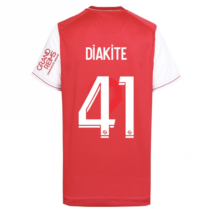 Niño Fútbol Camiseta Ibrahim Diakité #41 Rojo 1ª Equipación 2023/24 Perú