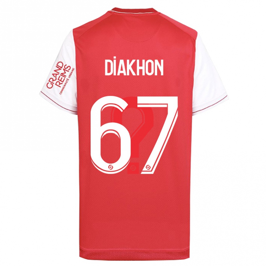 Niño Fútbol Camiseta Mamadou Diakhon #67 Rojo 1ª Equipación 2023/24 Perú