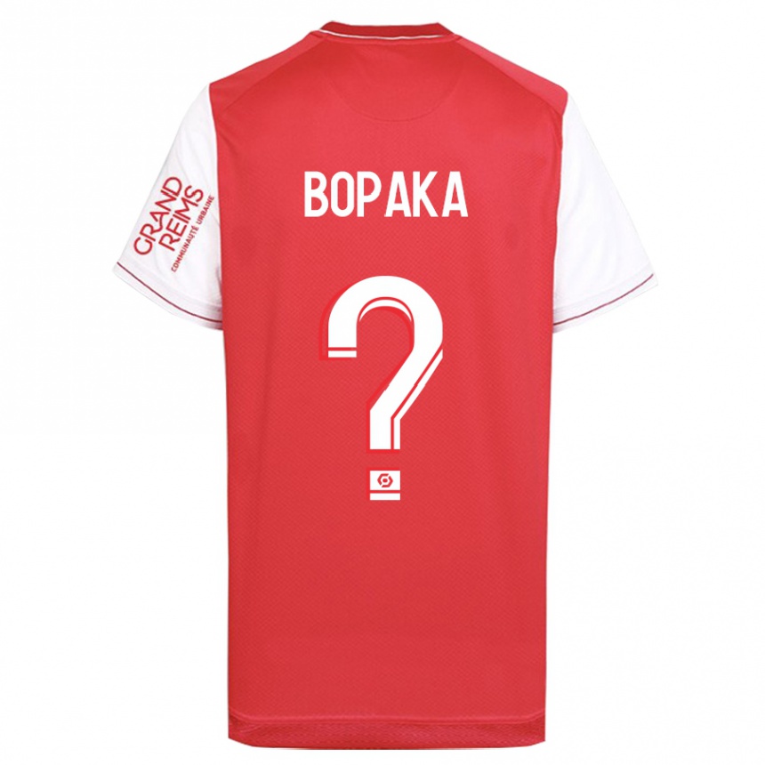 Niño Fútbol Camiseta Yohann Bopaka #0 Rojo 1ª Equipación 2023/24 Perú