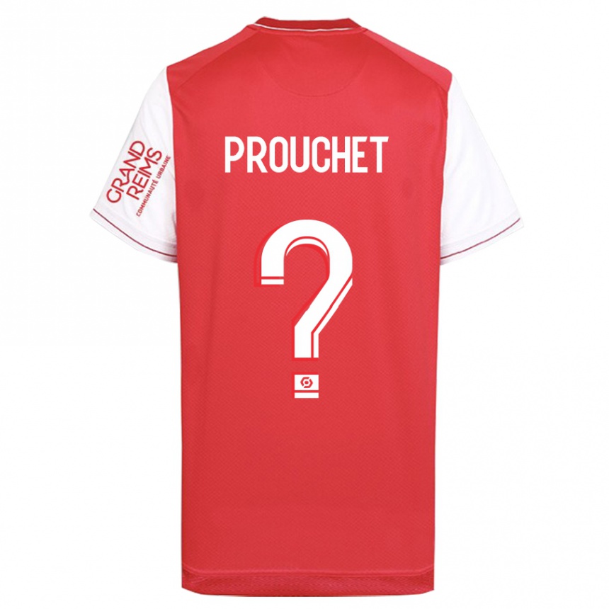 Niño Fútbol Camiseta Killian Prouchet #0 Rojo 1ª Equipación 2023/24 Perú