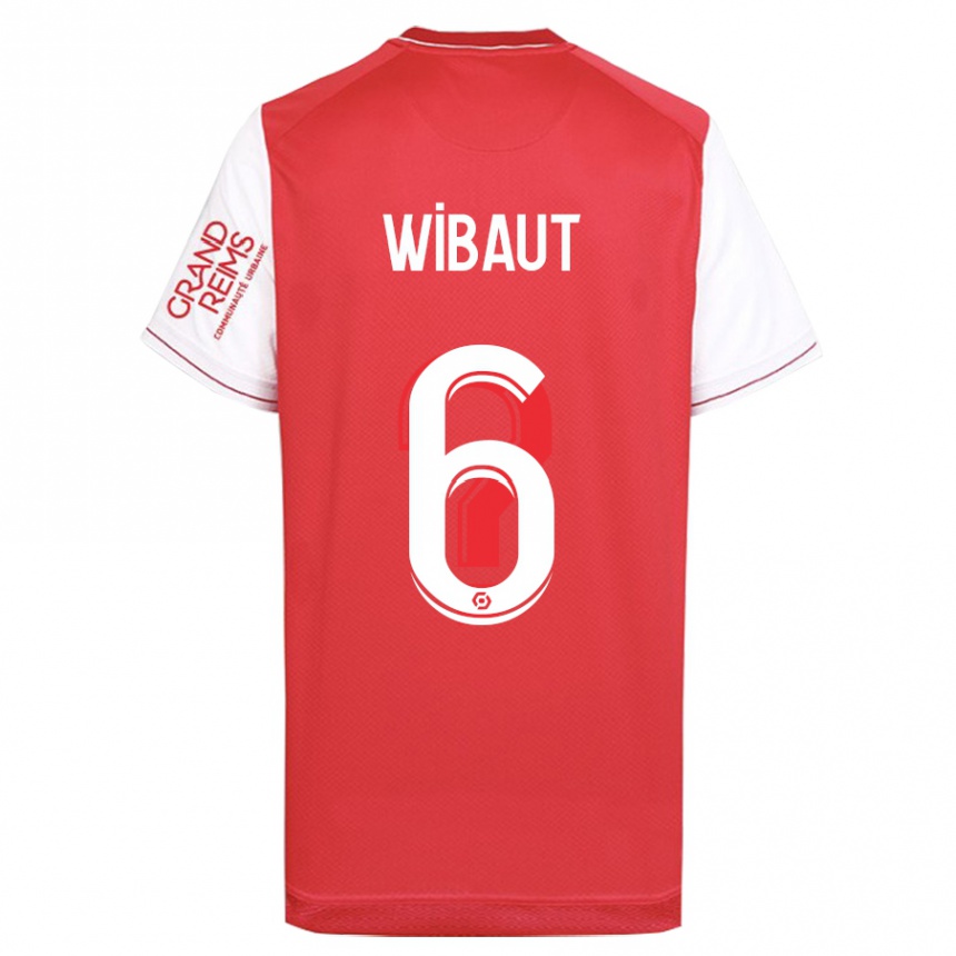 Niño Fútbol Camiseta Clara Wibaut #6 Rojo 1ª Equipación 2023/24 Perú