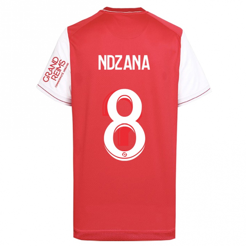 Niño Fútbol Camiseta Colette Ndzana Fegue #8 Rojo 1ª Equipación 2023/24 Perú