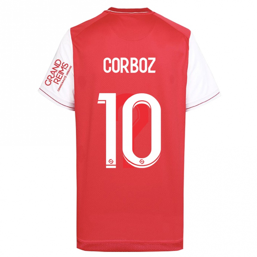 Niño Fútbol Camiseta Rachel Corboz #10 Rojo 1ª Equipación 2023/24 Perú