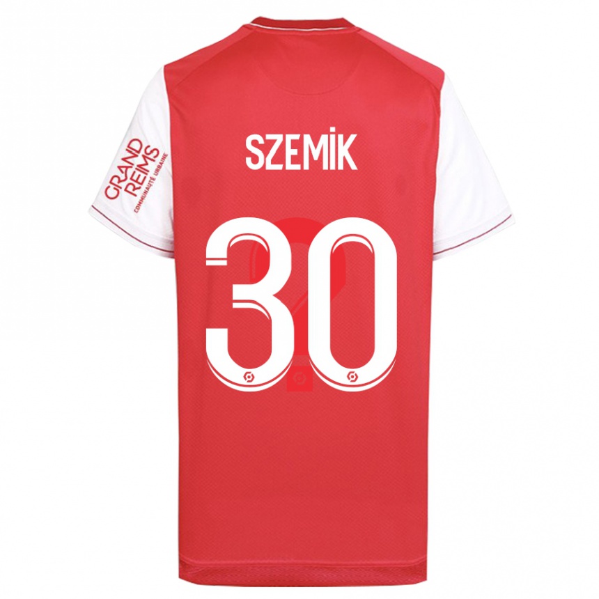 Niño Fútbol Camiseta Kinga Szemik #30 Rojo 1ª Equipación 2023/24 Perú