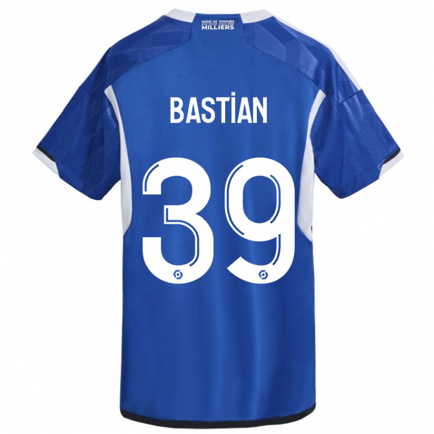 Niño Fútbol Camiseta Maxime Bastian #39 Azul 1ª Equipación 2023/24 Perú