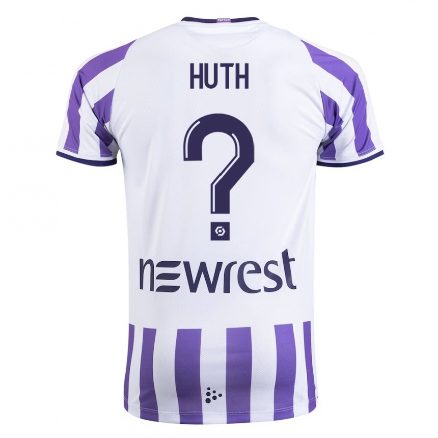 Niño Fútbol Camiseta Lony Huth #0 Blanco 1ª Equipación 2023/24 Perú