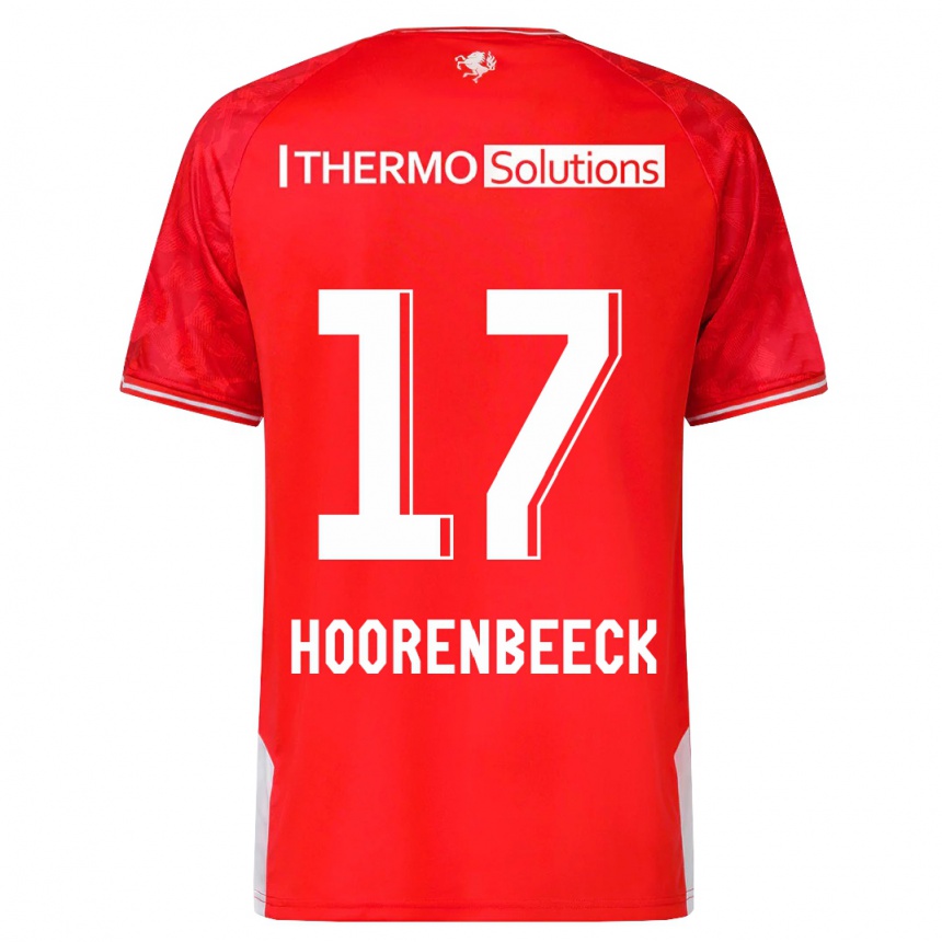 Niño Fútbol Camiseta Alec Van Hoorenbeeck #17 Rojo 1ª Equipación 2023/24 Perú