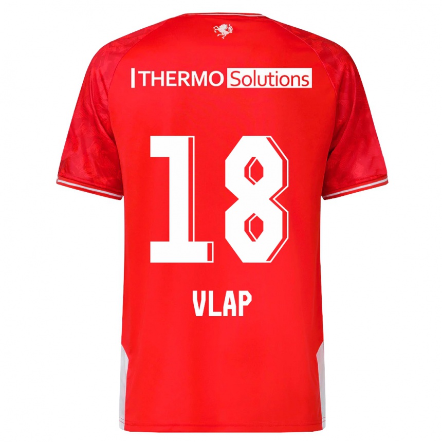 Niño Fútbol Camiseta Michel Vlap #18 Rojo 1ª Equipación 2023/24 Perú