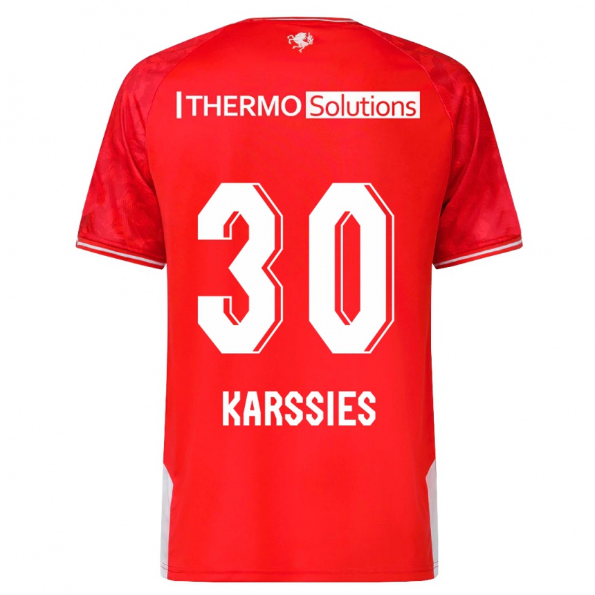 Niño Fútbol Camiseta Sam Karssies #30 Rojo 1ª Equipación 2023/24 Perú