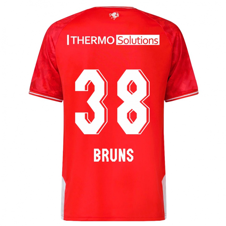 Niño Fútbol Camiseta Max Bruns #38 Rojo 1ª Equipación 2023/24 Perú