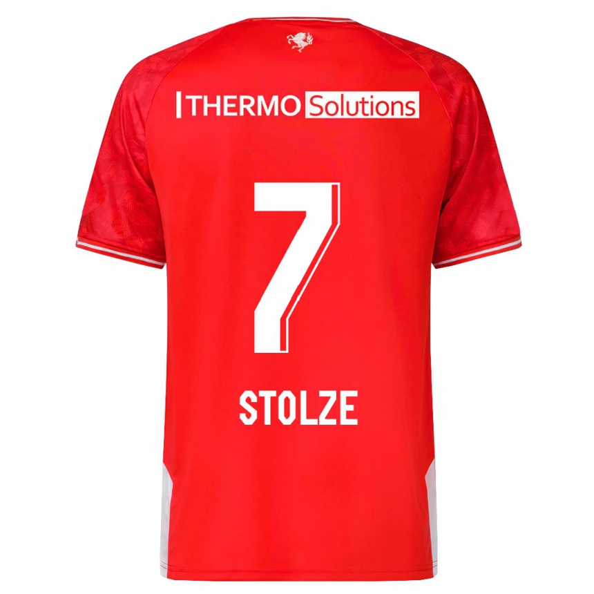 Niño Fútbol Camiseta Anna-Lena Stolze #7 Rojo 1ª Equipación 2023/24 Perú