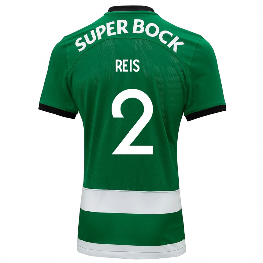 Niño Fútbol Camiseta Matheus Reis #2 Verde 1ª Equipación 2023/24 Perú