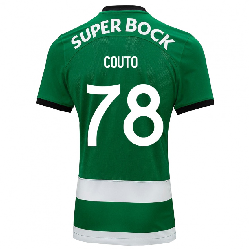 Niño Fútbol Camiseta Mauro Couto #78 Verde 1ª Equipación 2023/24 Perú