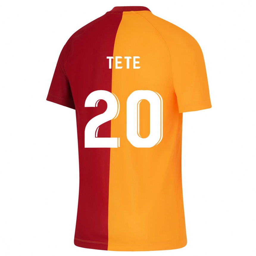 Niño Fútbol Camiseta Tete #20 Naranja 1ª Equipación 2023/24 Perú