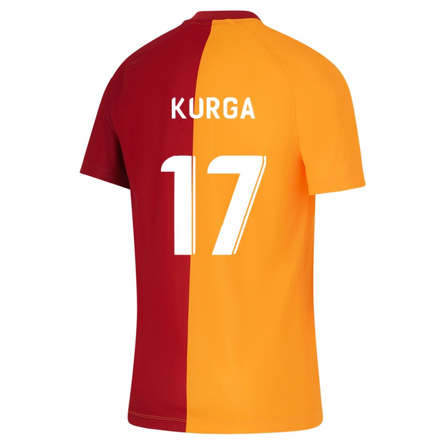 Niño Fútbol Camiseta Handan Kurğa #17 Naranja 1ª Equipación 2023/24 Perú