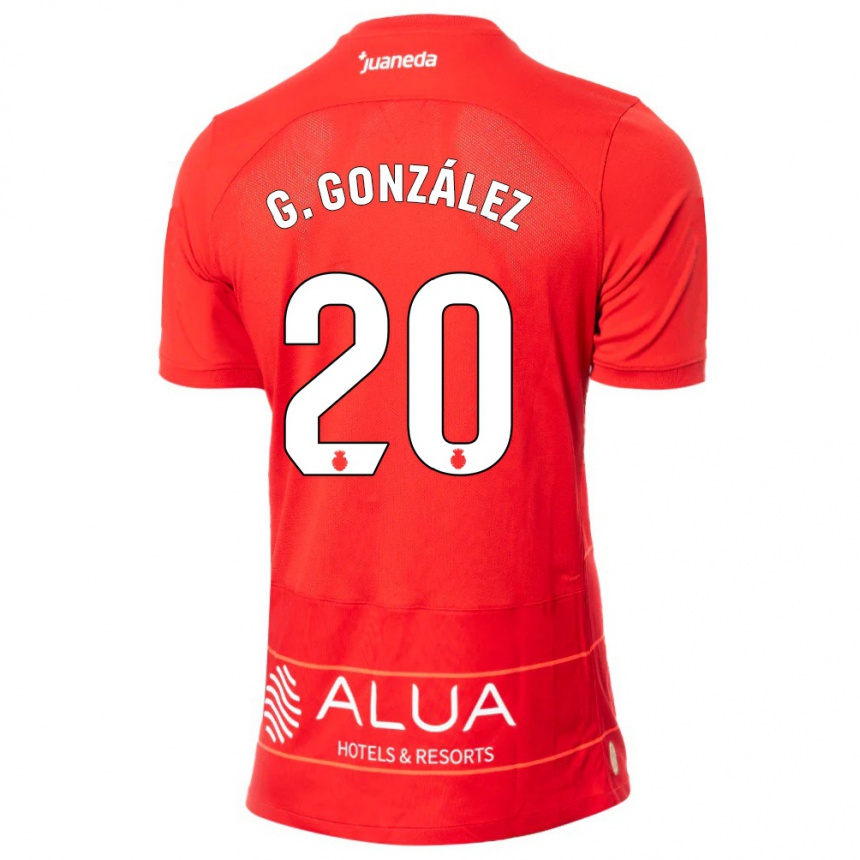 Niño Fútbol Camiseta Giovanni González #20 Rojo 1ª Equipación 2023/24 Perú