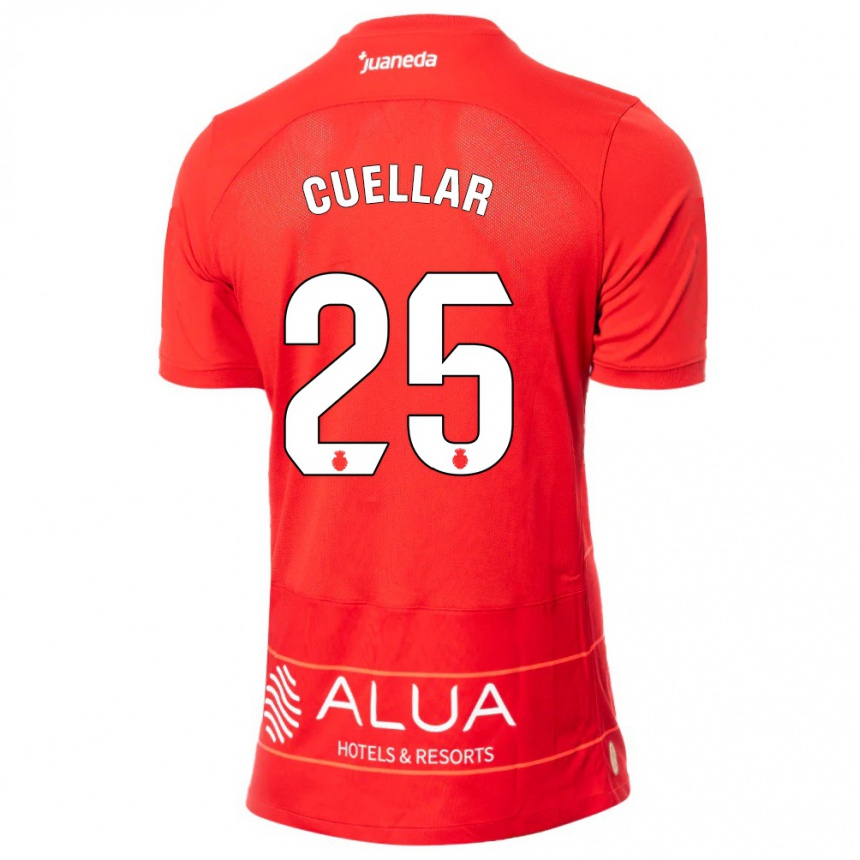 Niño Fútbol Camiseta Iván Cuéllar #25 Rojo 1ª Equipación 2023/24 Perú