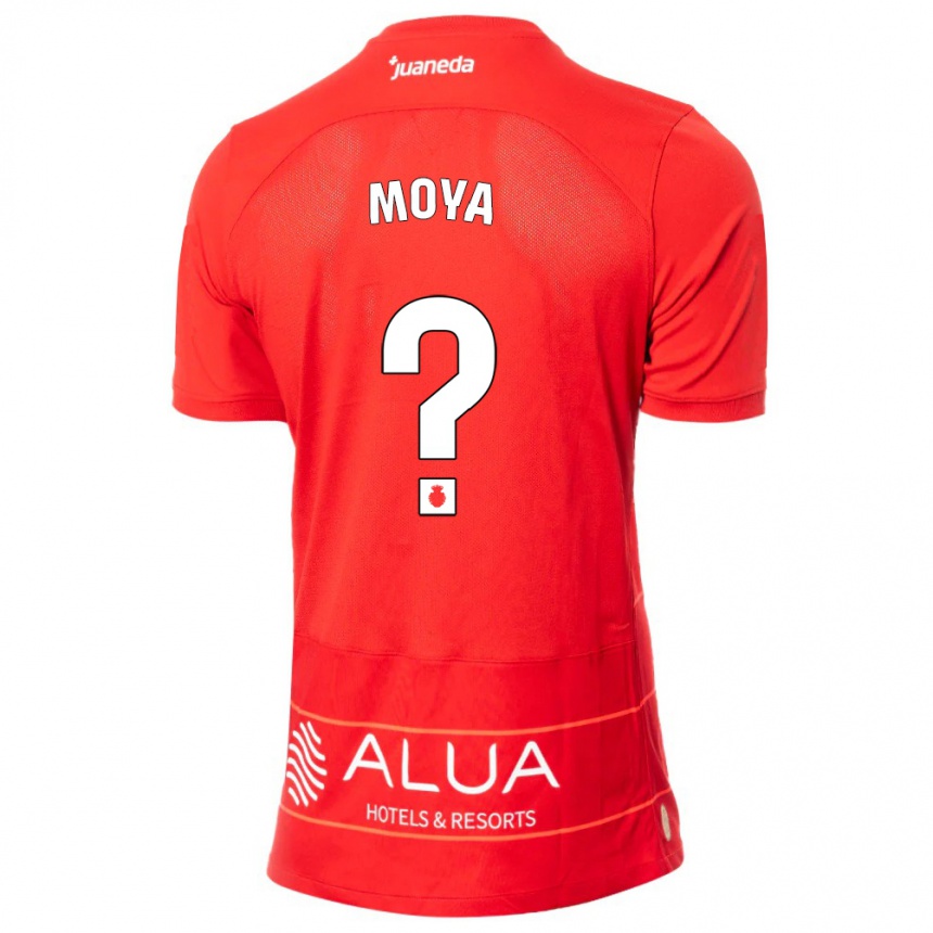 Niño Fútbol Camiseta Pablo Moyá #0 Rojo 1ª Equipación 2023/24 Perú