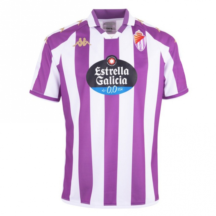 Niño Fútbol Camiseta Xavi Moreno #21 Morado 1ª Equipación 2023/24 Perú