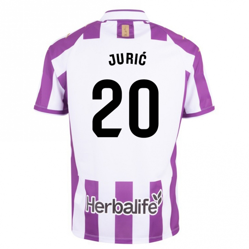 Niño Fútbol Camiseta Stanko Juric #20 Morado 1ª Equipación 2023/24 Perú