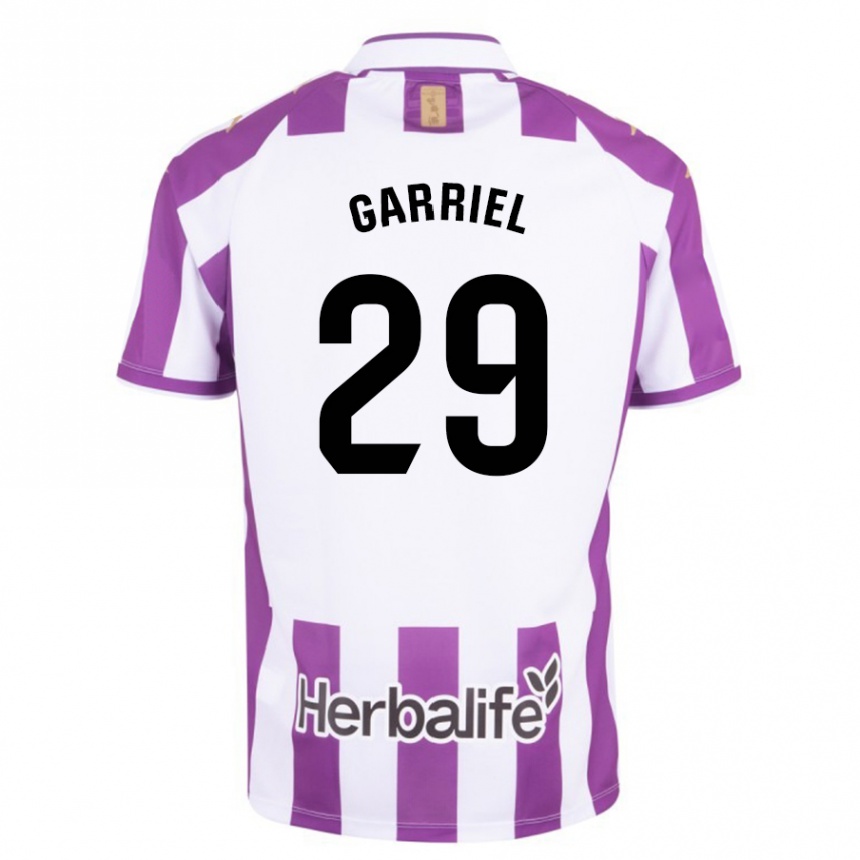 Niño Fútbol Camiseta Iván Garriel #29 Morado 1ª Equipación 2023/24 Perú