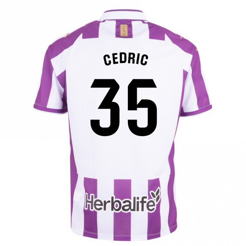 Niño Fútbol Camiseta Iván Cédric #35 Morado 1ª Equipación 2023/24 Perú