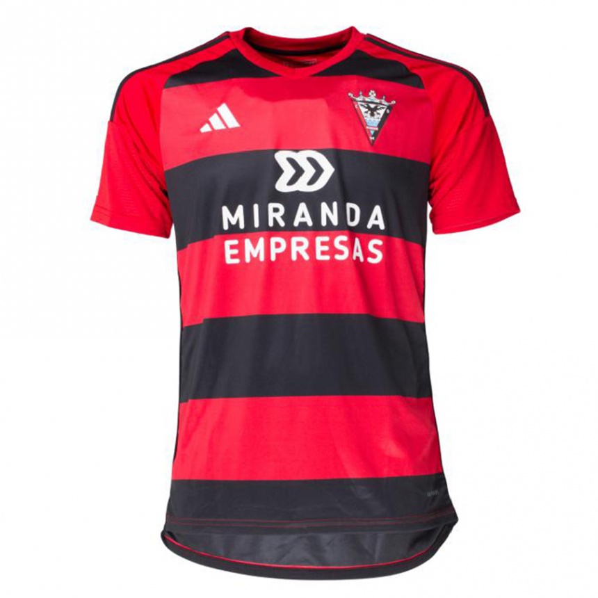 Niño Fútbol Camiseta Ekhiotz Orobio #10 Negro Rojo 1ª Equipación 2023/24 Perú