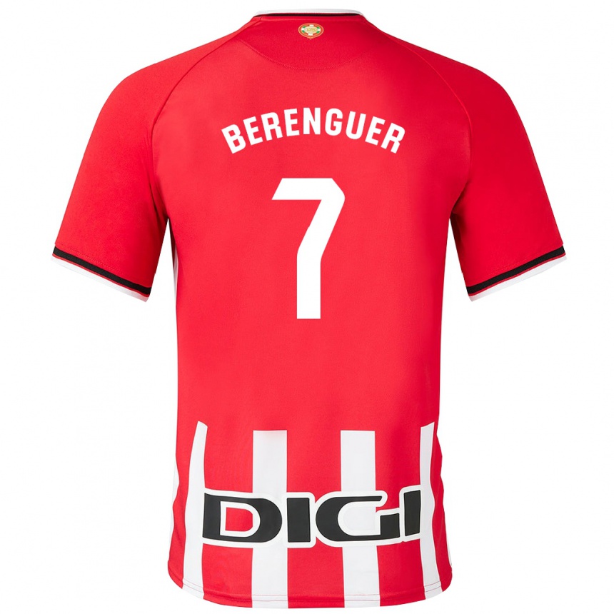 Niño Fútbol Camiseta Álex Berenguer #7 Rojo 1ª Equipación 2023/24 Perú