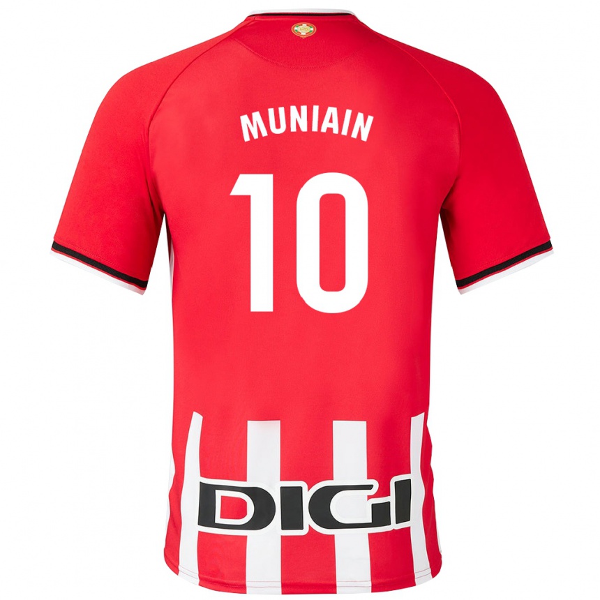 Niño Fútbol Camiseta Iker Muniain #10 Rojo 1ª Equipación 2023/24 Perú