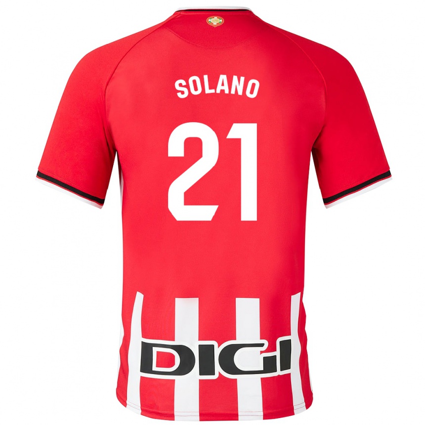 Niño Fútbol Camiseta Bibiane Schulze-Solano #21 Rojo 1ª Equipación 2023/24 Perú