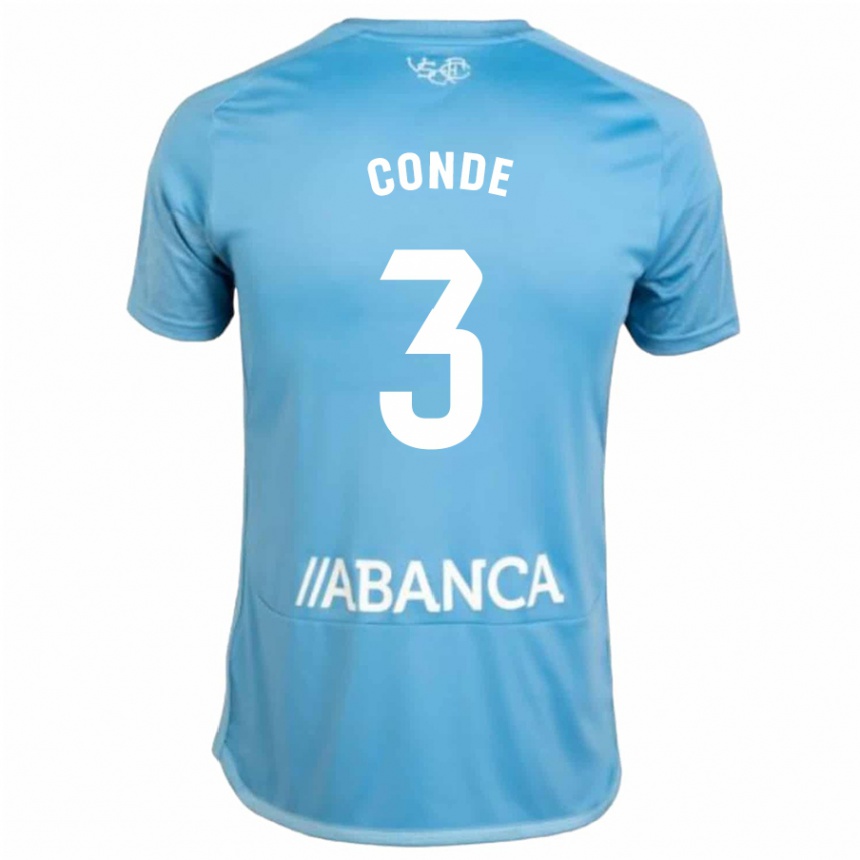 Niño Fútbol Camiseta Martín Conde #3 Azul 1ª Equipación 2023/24 Perú