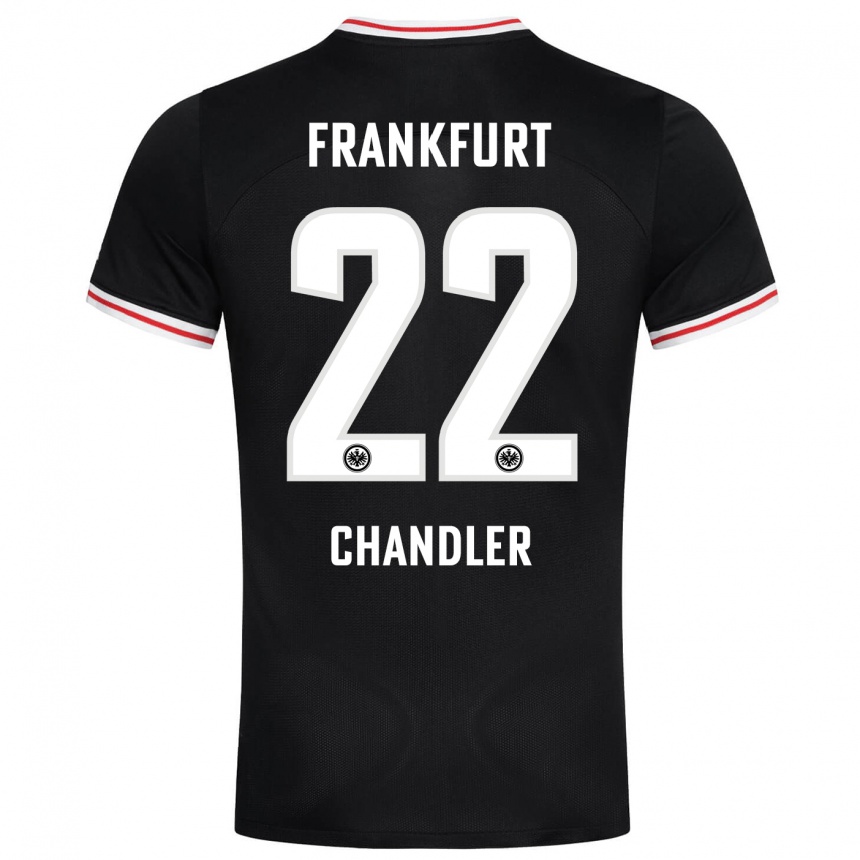 Niño Fútbol Camiseta Timothy Chandler #22 Negro 2ª Equipación 2023/24 Perú