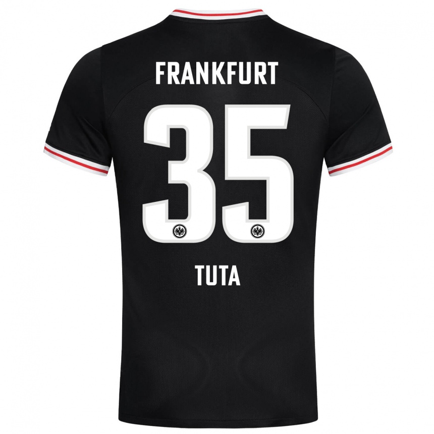 Niño Fútbol Camiseta Tuta #35 Negro 2ª Equipación 2023/24 Perú