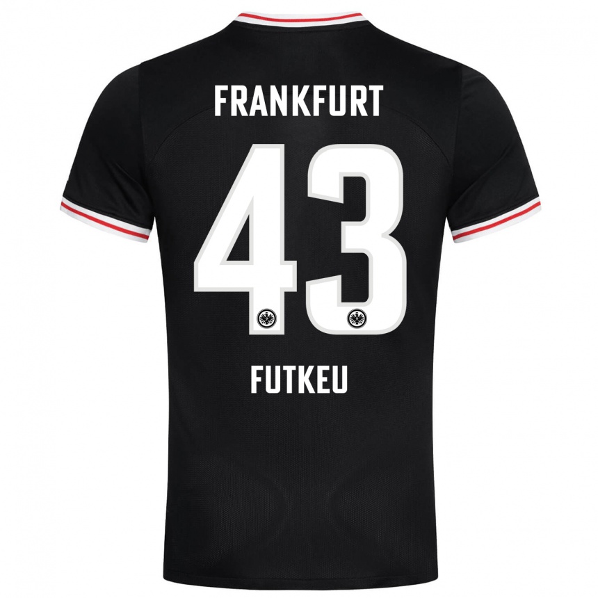 Niño Fútbol Camiseta Noel Futkeu #43 Negro 2ª Equipación 2023/24 Perú