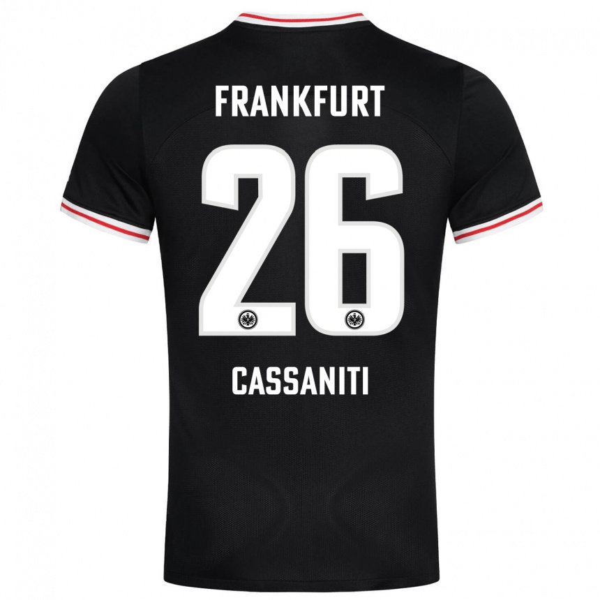 Niño Fútbol Camiseta Nino Cassaniti #26 Negro 2ª Equipación 2023/24 Perú