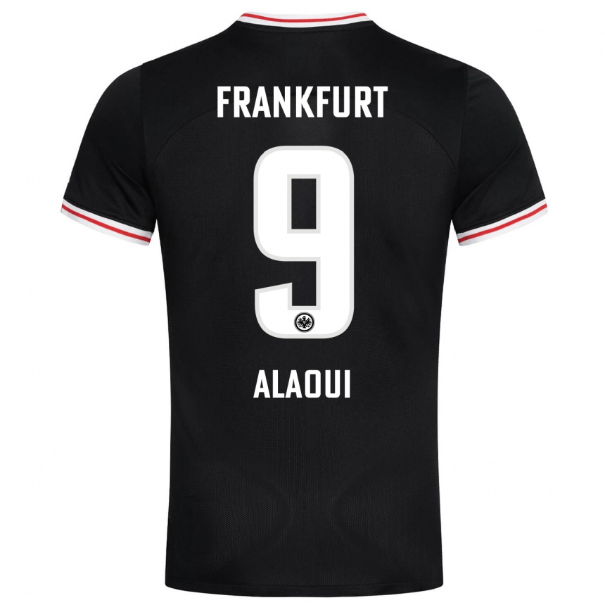 Niño Fútbol Camiseta Anas Alaoui #9 Negro 2ª Equipación 2023/24 Perú