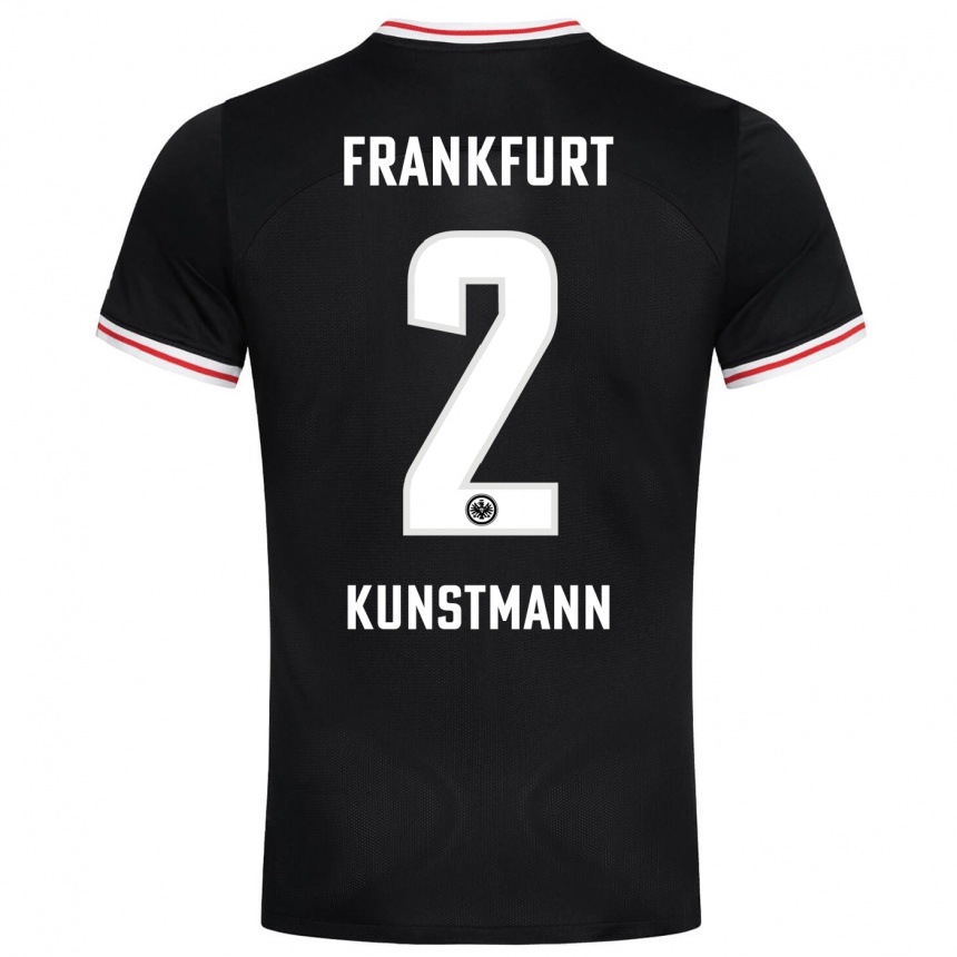 Niño Fútbol Camiseta Kelvin Kunstmann #2 Negro 2ª Equipación 2023/24 Perú