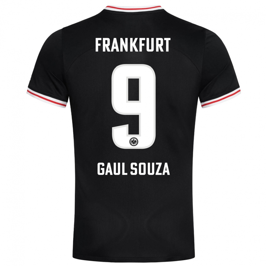 Niño Fútbol Camiseta Alessandro Gaul Souza #9 Negro 2ª Equipación 2023/24 Perú