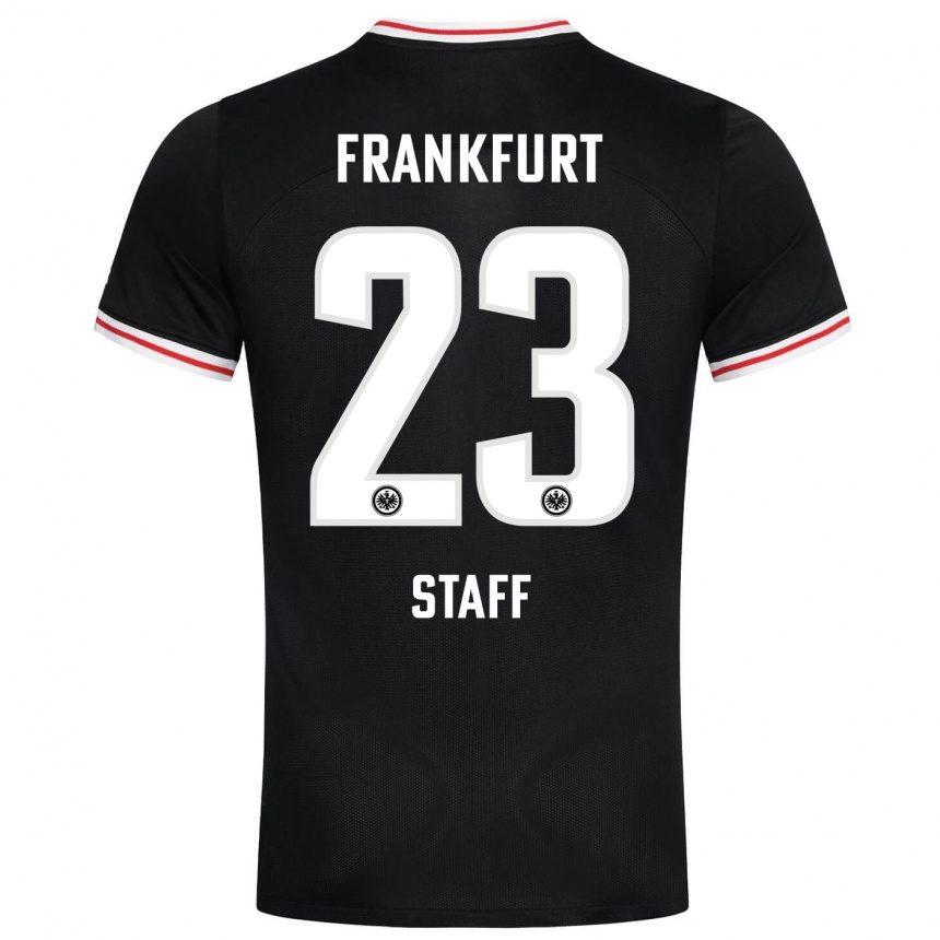 Niño Fútbol Camiseta Alexander Staff #23 Negro 2ª Equipación 2023/24 Perú