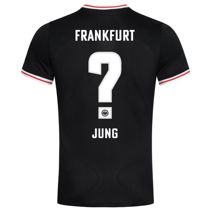 Niño Fútbol Camiseta Louis Jung #0 Negro 2ª Equipación 2023/24 Perú