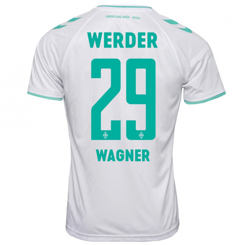 Niño Fútbol Camiseta Paul Wagner #29 Blanco 2ª Equipación 2023/24 Perú