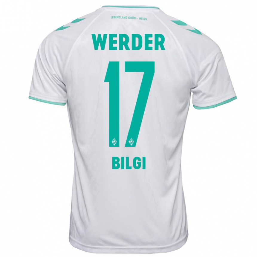 Niño Fútbol Camiseta Süleyman Bilgi #17 Blanco 2ª Equipación 2023/24 Perú