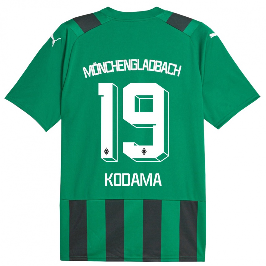 Niño Fútbol Camiseta Keiko Kodama #19 Verde Negro 2ª Equipación 2023/24 Perú