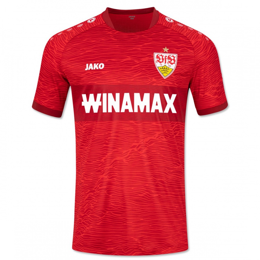 Niño Fútbol Camiseta Alexander Groiß #22 Rojo 2ª Equipación 2023/24 Perú